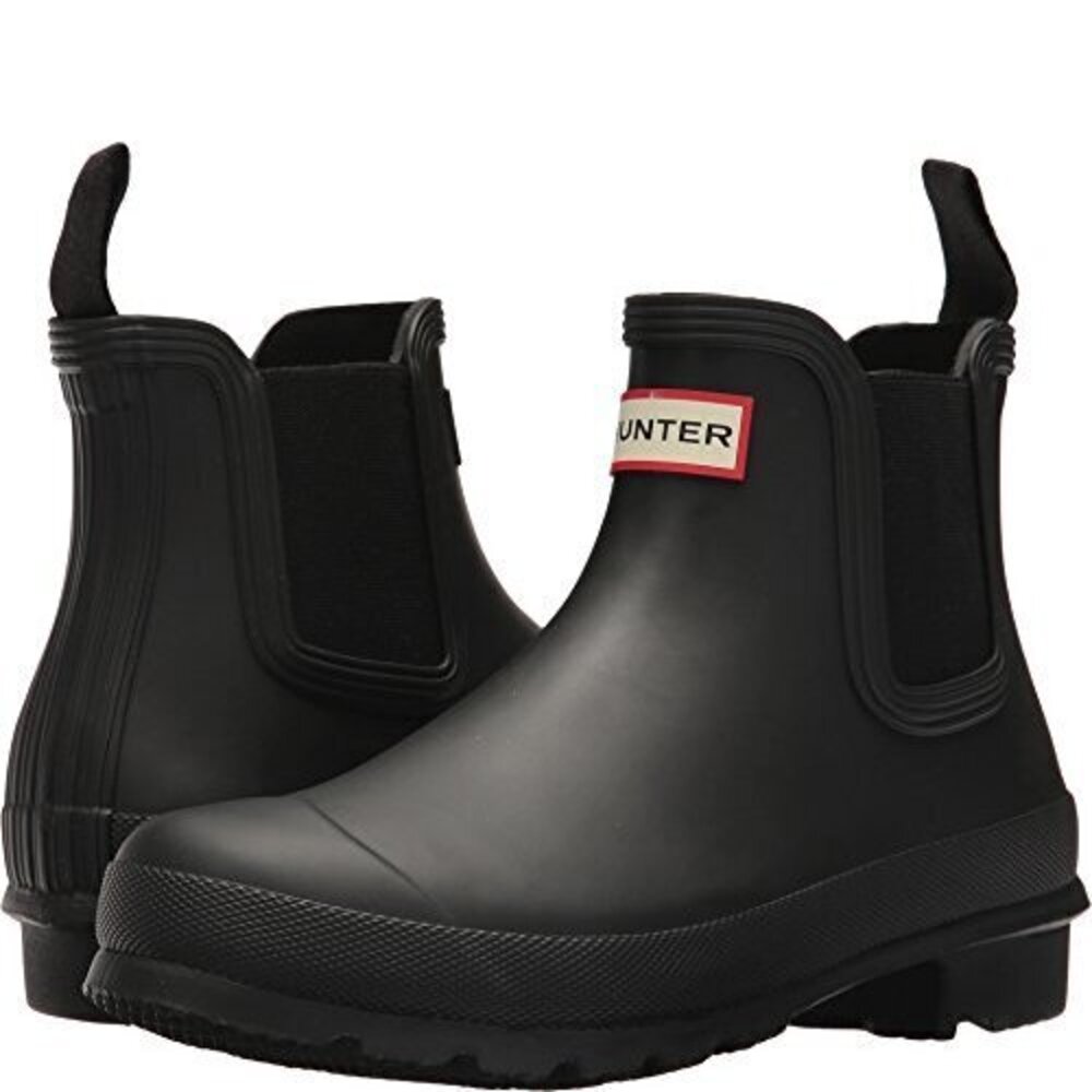 HUNTER WOMEN'S ORIGINAL CHELSEA BOOT, 36, BLACK